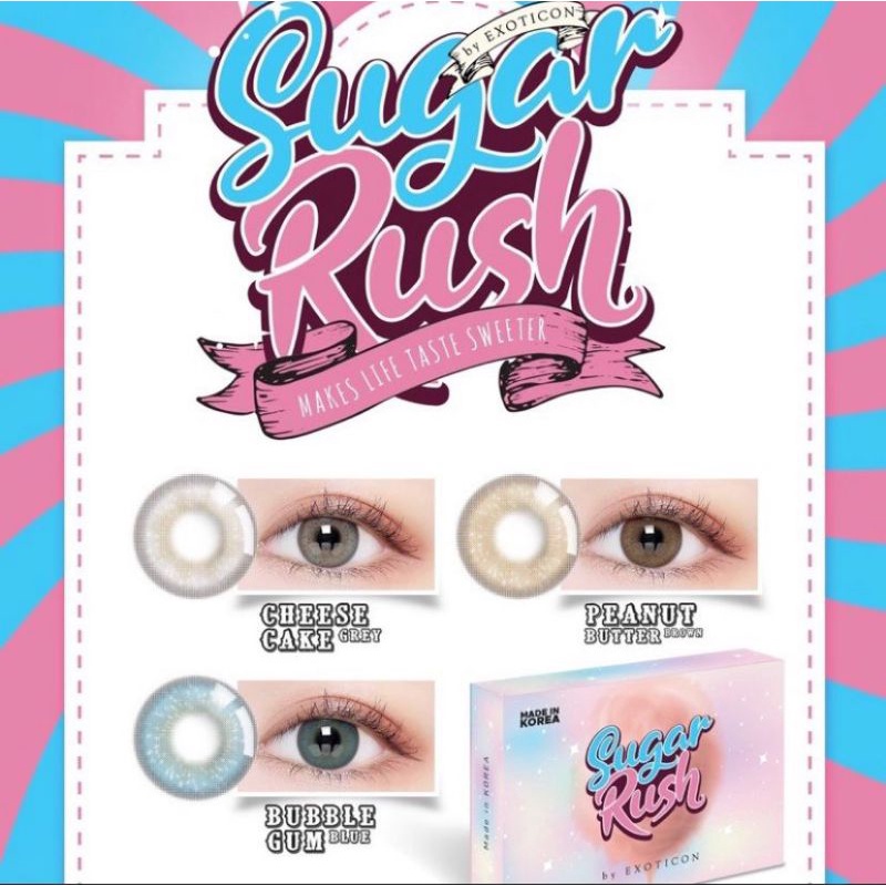 Softlens Sugar Rush by Exoticon Minus (3,00 - 6,50)