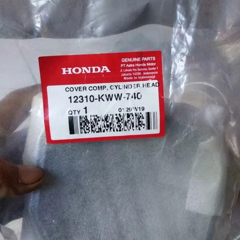 Cover Comp Cylinder Head 12310-KWW-740 Tutup Head Kop Atas Ori Honda Revo 110 Revo Fit