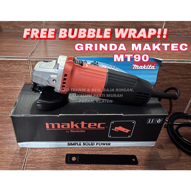 Gerinda Tangan Maktec MT 90/ Grinda MT90 Grenda Gurinda Maktek MT-90 Handslep Hanslep Selep Serkel