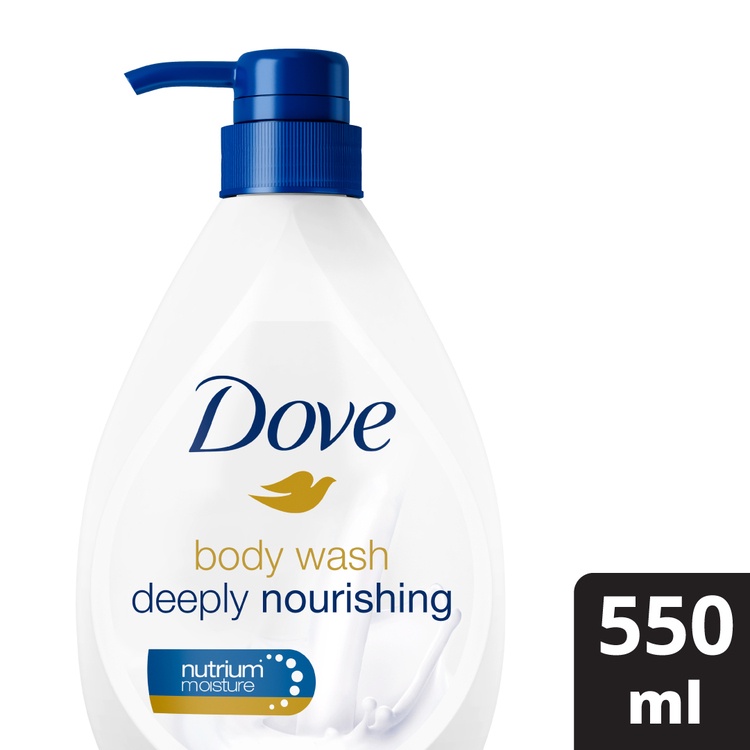 Jual Dove Body Wash Pump Deeply Nourishing Kulit Lembut 550ml Shopee