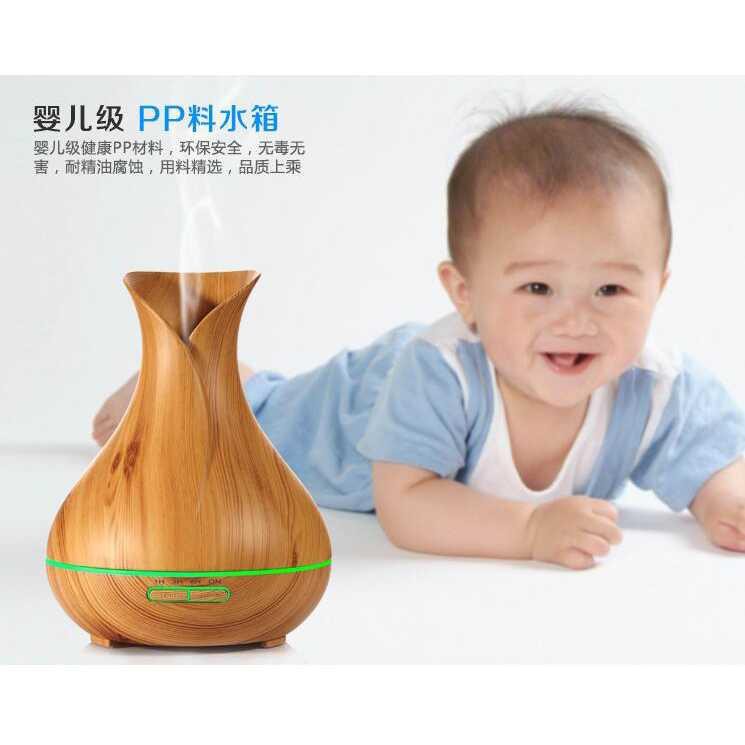 Aroma Therapy Air Humidifier Wood Flower PROMO