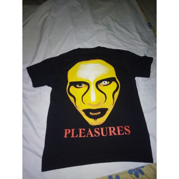 marliyn manson x pleasures kaos band second