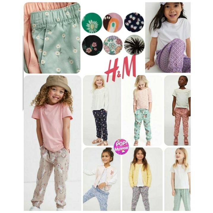 JOGGER ANAK PEREMPUAN POPMYWEAR HM RAYON JOGGER 1-9Y / JOGER ANAK PEREMPUAN / HOODIE ANAK