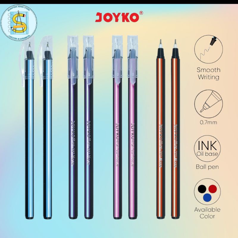 

JOYKO BALLPOIN MAZE PULPEN BOLPEN BP-327 0,7mm (lusin)