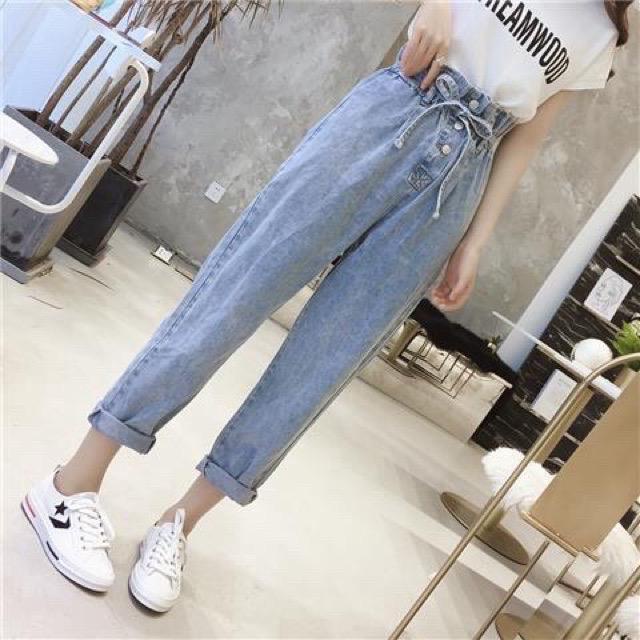 1KG MUAT 4PCS |  DIFA BAGGY JEANS SNOW ACID TALI KANCING KOREAN STYLE HITS OOTD SELEBGRAM FASHION