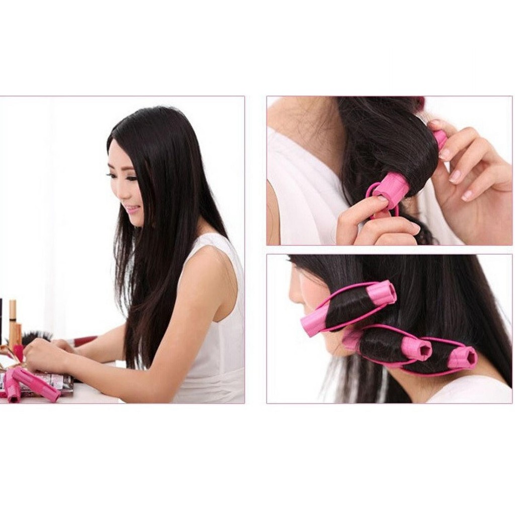 Roll Keriting Rambut Night Set Curler 6 PCS Murah Rol Rambut Kriting