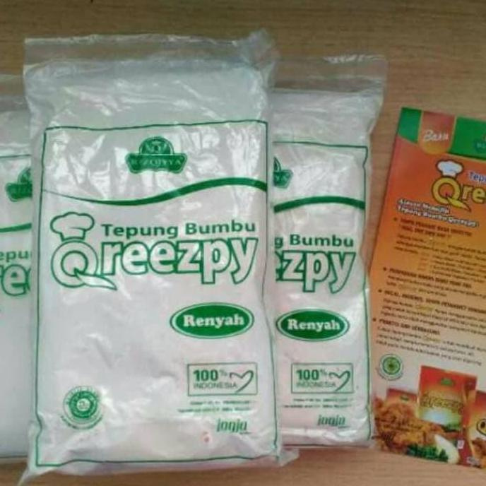 

TERMURAH Qreezpy Tepung Bumbu Non MSG 900 g Kode 103