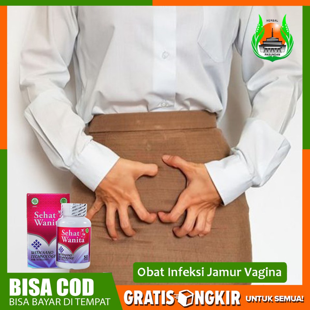 Obat Infeksi Jamur Vagina, Peradangan pada Vagina, Vagina Gatal Herbal Sehat Wanita 50 Kapsul HALAL