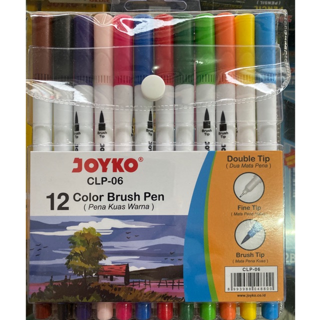 

Joyko Brush Pen 12Color CLP-06