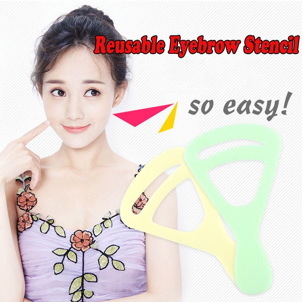 PINEAPPLE 2Pcs/set Eyebrow Shaping Template Women Tools Makeup Helper Eyebrow Stencil