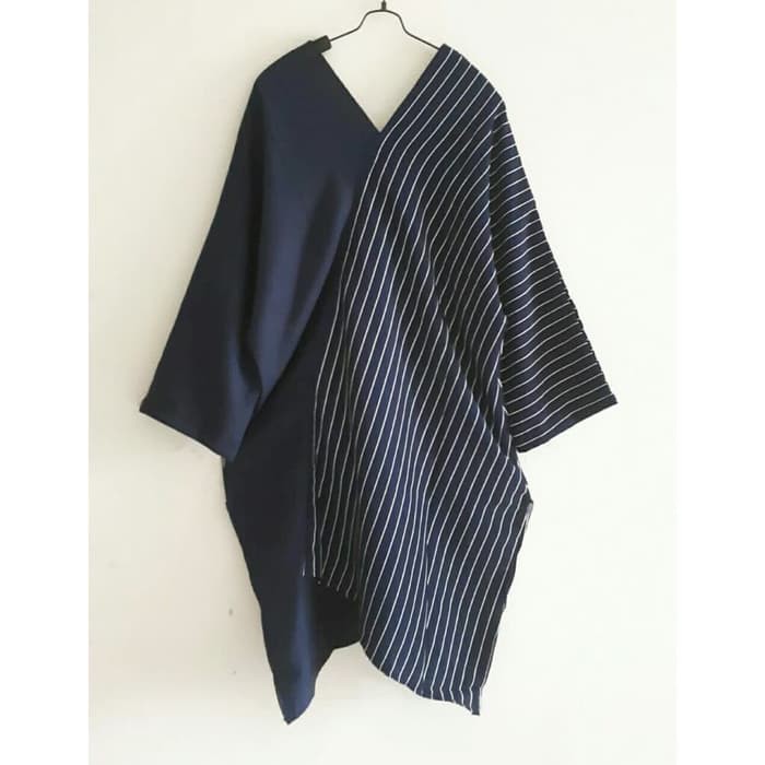 Jeje Atasan Wanita Murah Muslimah Baju Tunik Allsize Ld 114-12 7178KF Tunik Jumbo Kombinasi Real P