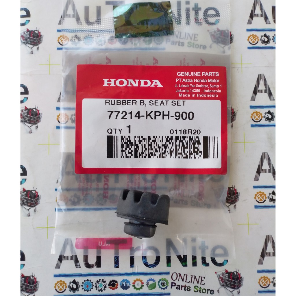 Karet Bantalan Jok Sadel Rubber B Seat Setting 77214-KPH-900 Ori Honda Supra Fit Karisma Blade Revo 