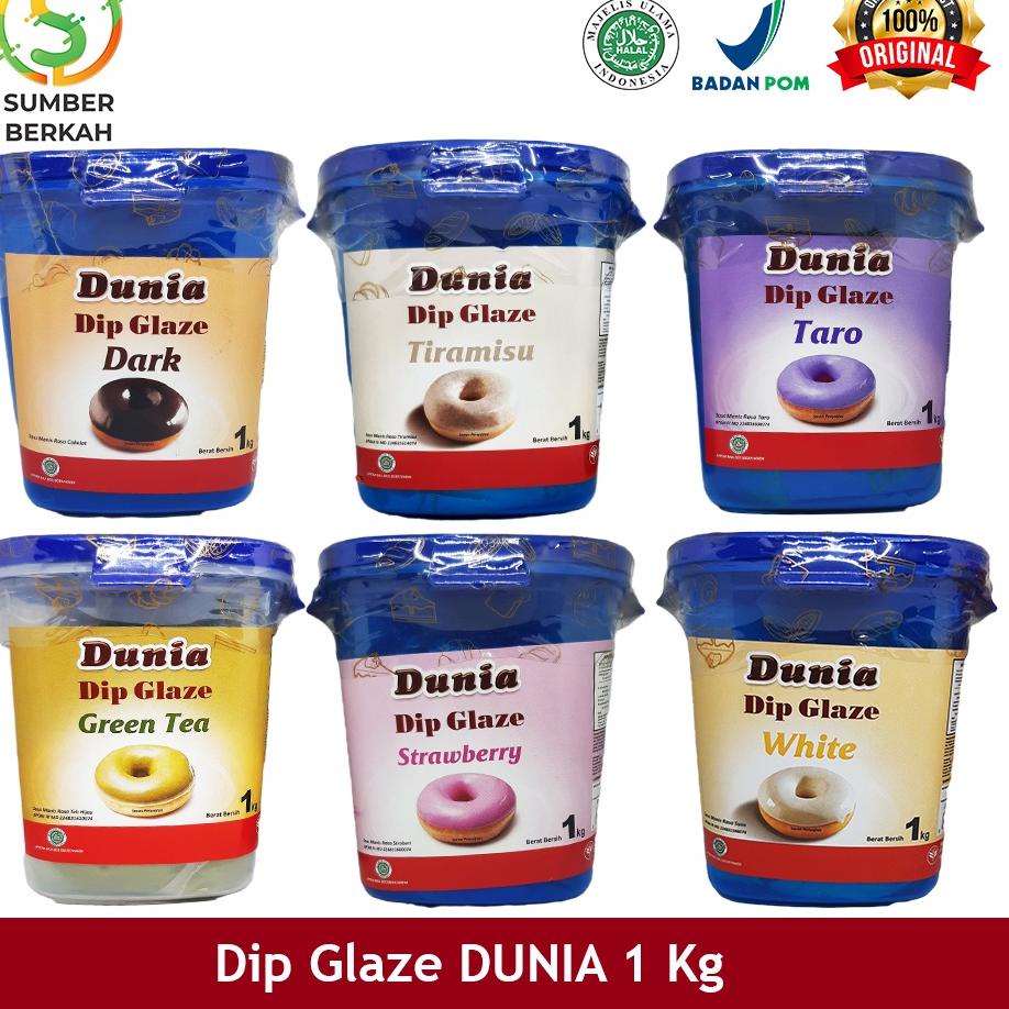 

Best - Dunia Dip Glaze 1 kg Celupan Topping Selai Olesan Donat