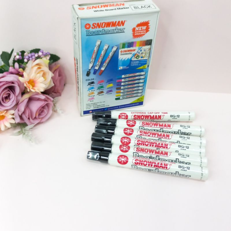 Spidol Snowman Isi 1pcs White Board Marker
