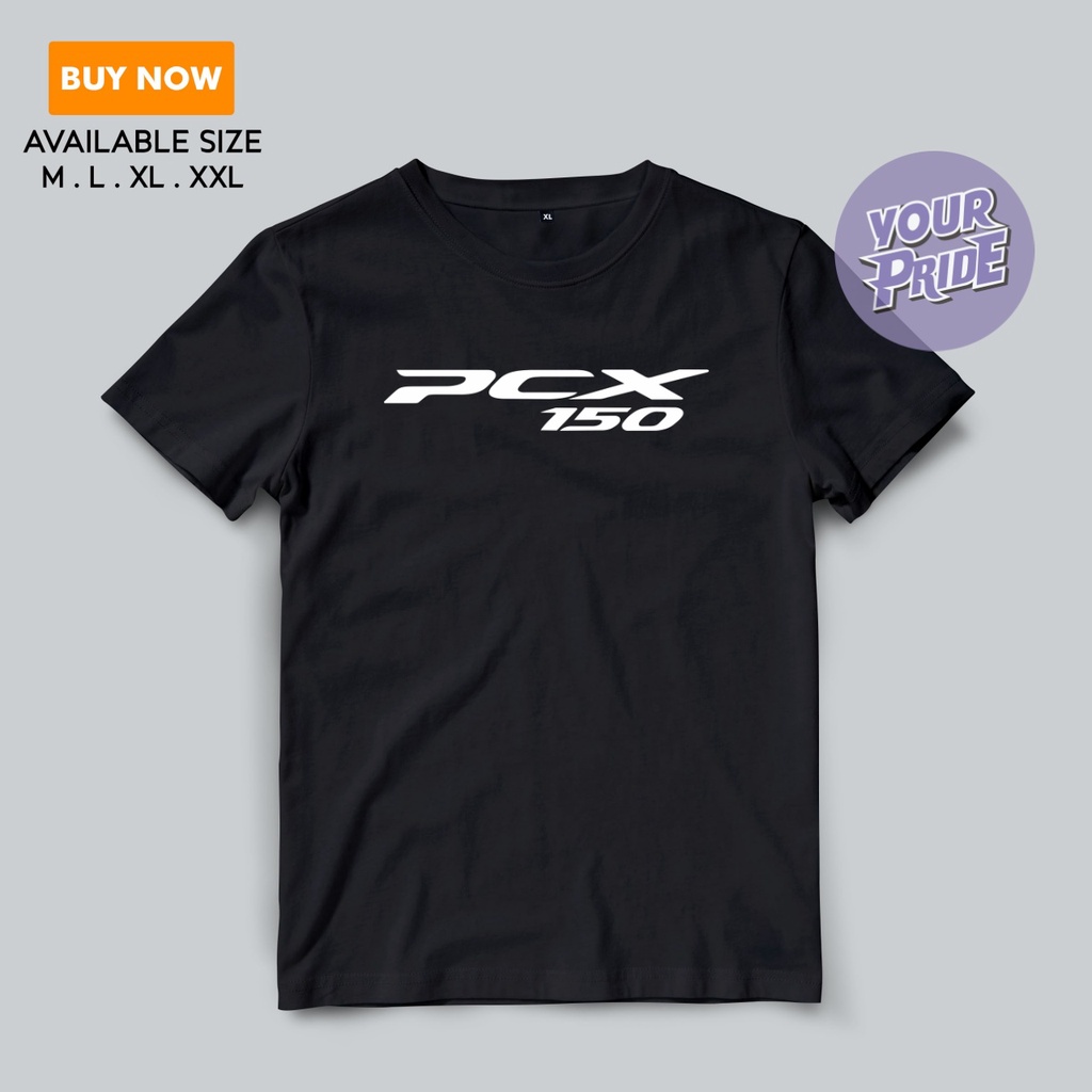 Baju Kaos PCX 150 Pendek Katun T-Shirt Distro