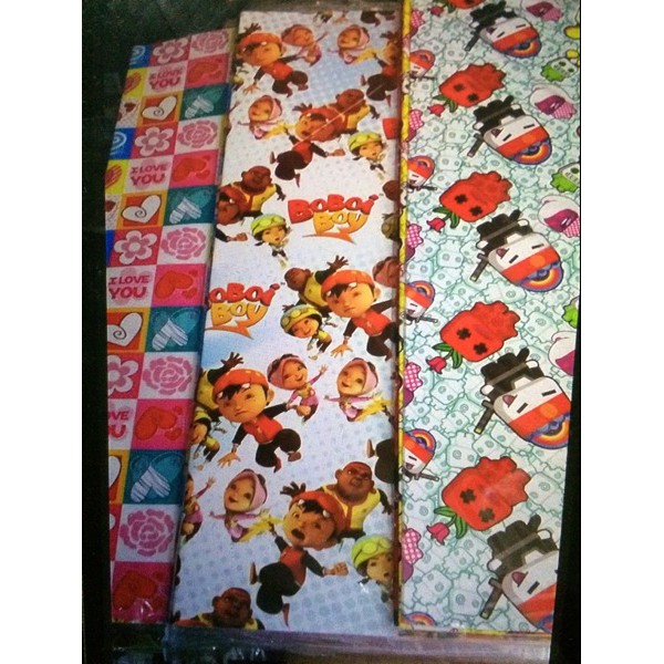 

FRESH kertas kado kiky motif fancy batik kiki ISTIMEWA