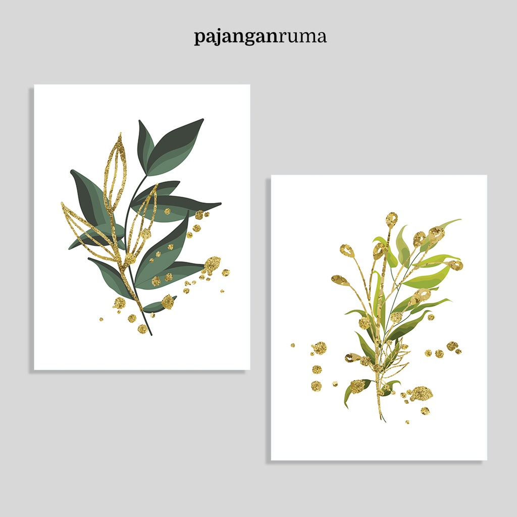 Pajangan Rumah Dekorasi Rumah Hiasan Dinding Tanaman Floral Tropical Aesthetic