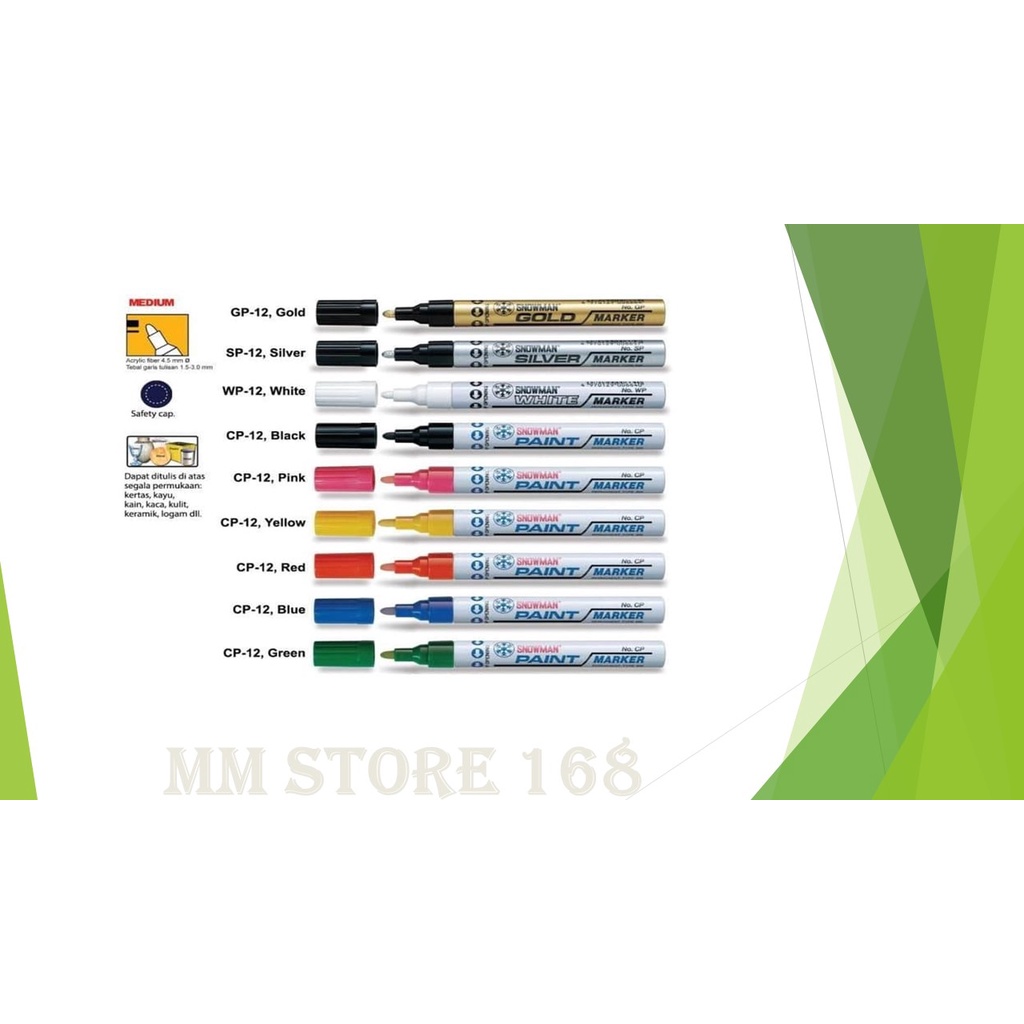 

Spidol Paint Marker Snowman [1 pcs]