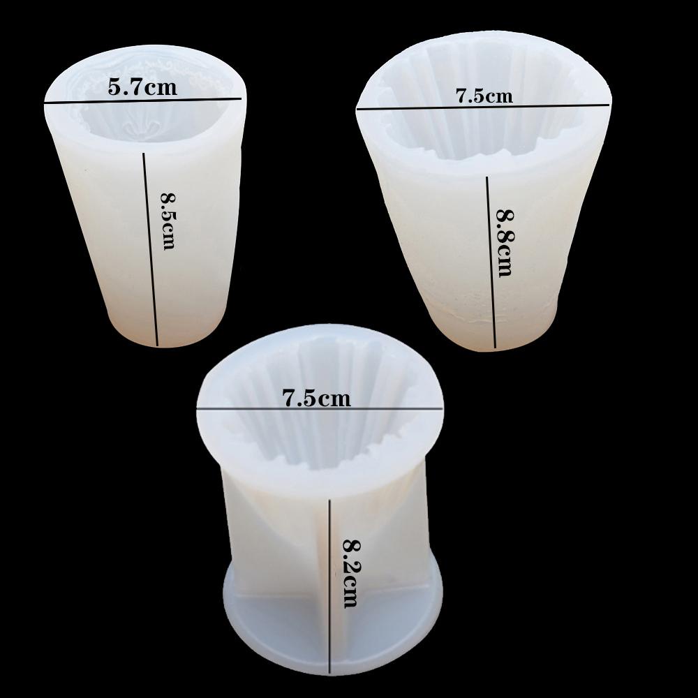 Solighter Cetakan Silikon 3D Epoxy Resin Wedding Dress Handmade Model Lilin