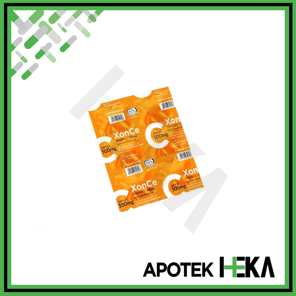 Xonce Tablet Vitamin C 500 mg Strip isi 6 Tablet (SEMARANG)