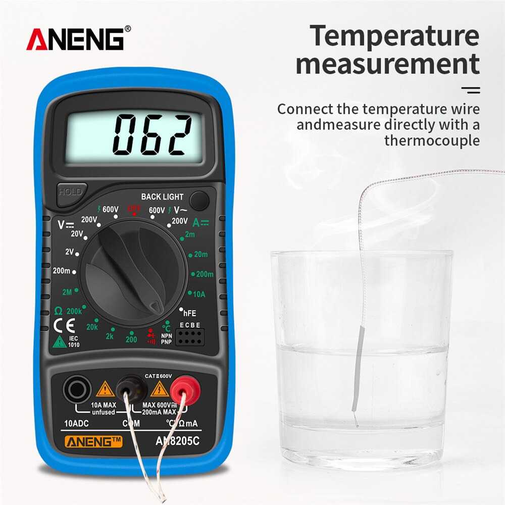 ANENG Digital Multimeter Voltage Tester - AN8205C