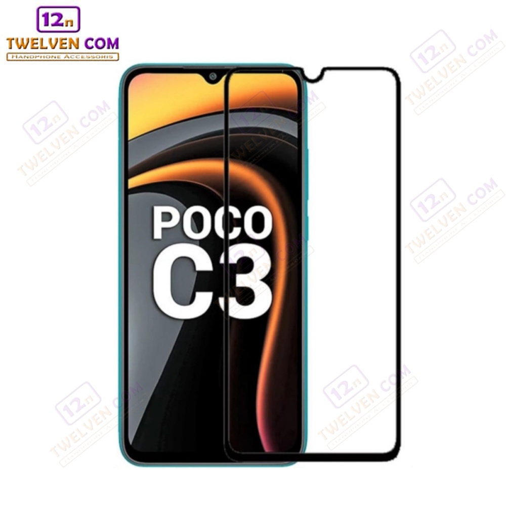 zenBlade 5D Full Cover Tempered Glass Xiaomi Poco F1 / Poco M2 / Poco M3 / Poco M3 Pro / Poco X3 / Poco X3 Pro / Poco X3 GT / Poco C3