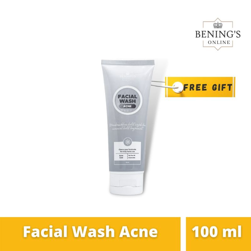 BENINGS SKINCARE BY DR.OKY PRATAMA PAKET BRIGHTENING (BENINGS CLINIC) BENING PAKET PENCERAH DAN GLOWING-ACNE FACIAL WASH