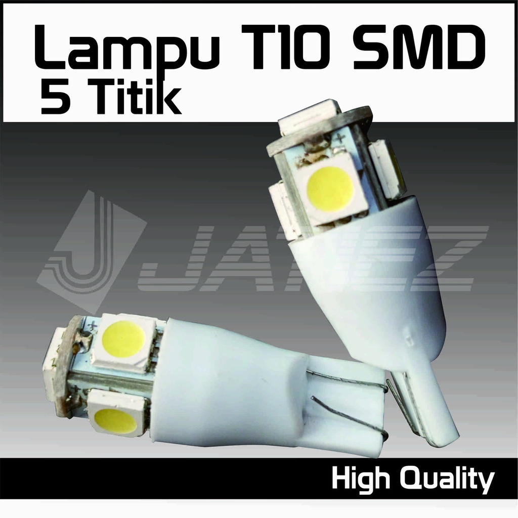 Lampu LED Senja/Sein T10 strobo 5 smd