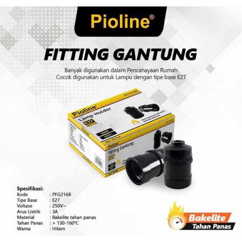fiting gantung baclite pioline (ecer)