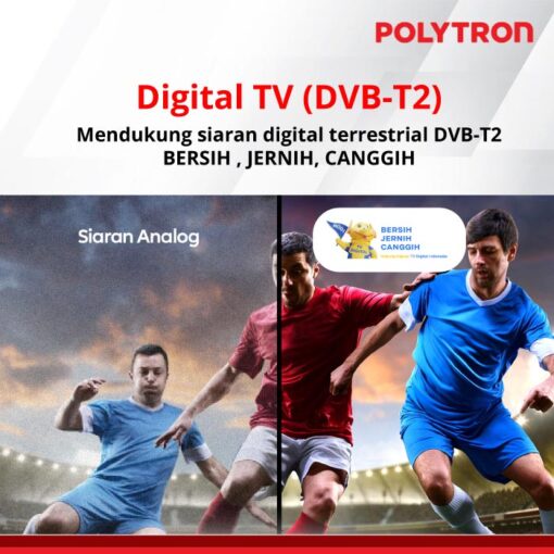 LED TV Polytron Digital TV Cinemax Soundbar 40″ PLD 40BV8958 Garansi Resmi