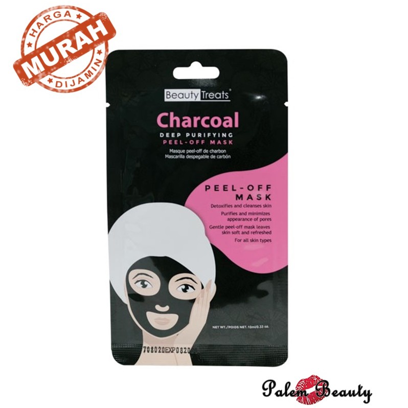 Beauty Treats Charcoal Peel Of Mask Shopee Indonesia