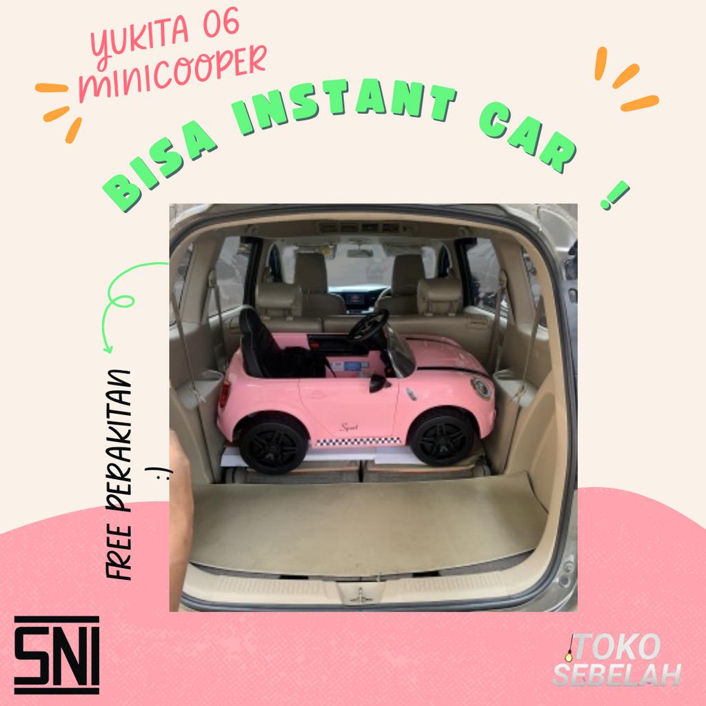 Mainan Anak Mobil Aki Mini Cooper Yukita DLS 06