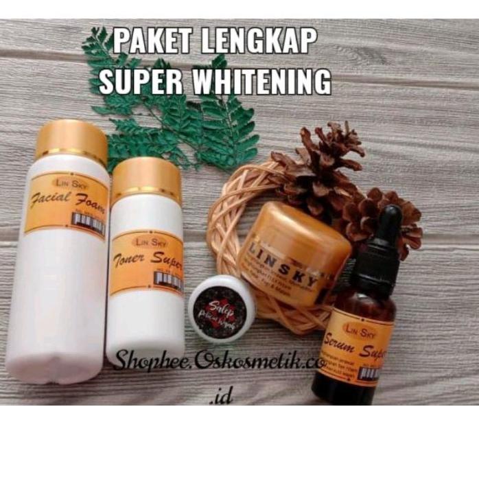 ㆅQ SEPAKET LINSKY FULL GOLD SUSAH PUTIH ORIGINAL BEST SELLER 3998 ◘