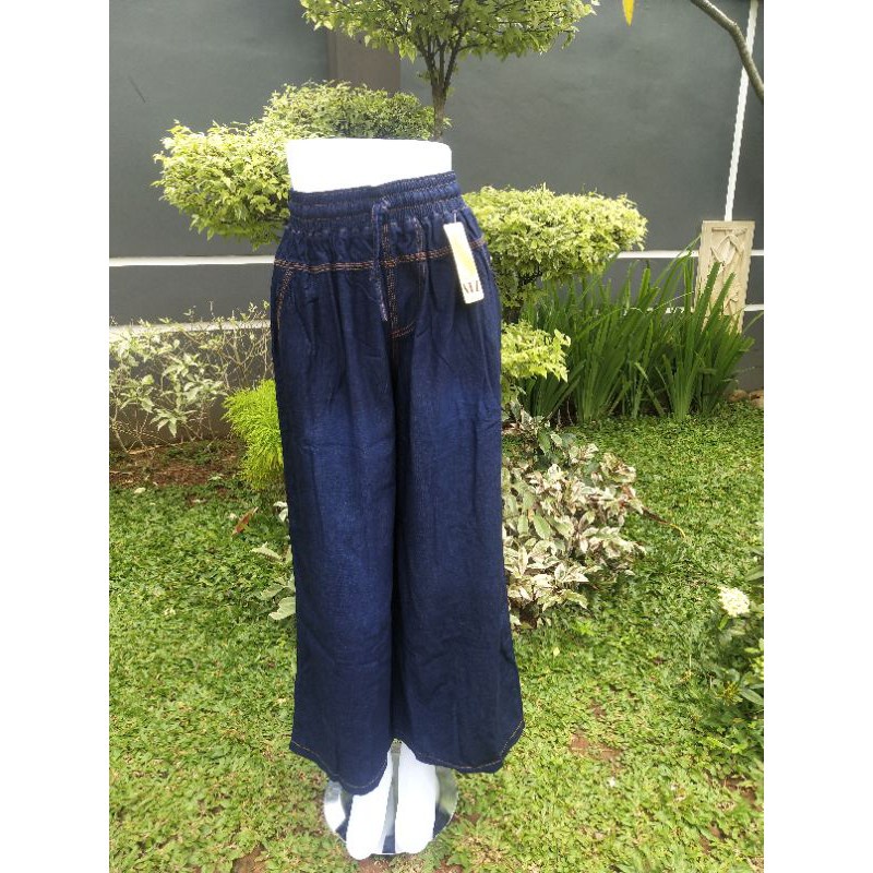 CELANA PANJANG JEANS WANITA PREMIUM KULOT SNOW LINE 2 WARNA ORIGINAL PRODUK