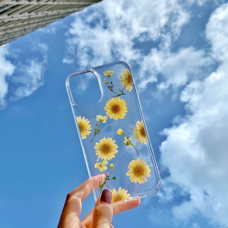 Dried Flower Daisies Vol 2 Case Oppo A95 A74 A54 A55 Reno 3 4 5 6 7 Pro A5s A7 F9 F11 A15 A15s A12 A12s A33 A53