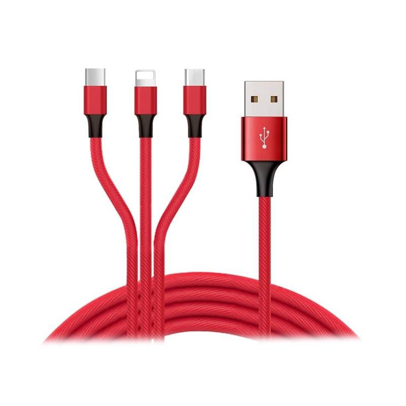 ECLE Kabel Charger USB 3 in 1