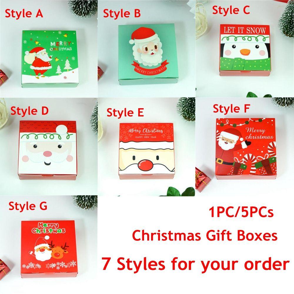R-flower Christmas Gift Box Kado Untuk Teman Cookie Box Rusa Merry Christmas