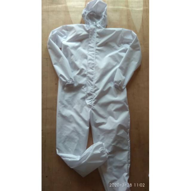 Baju APD hazmat Standart Kemenkes Bahan Taslan