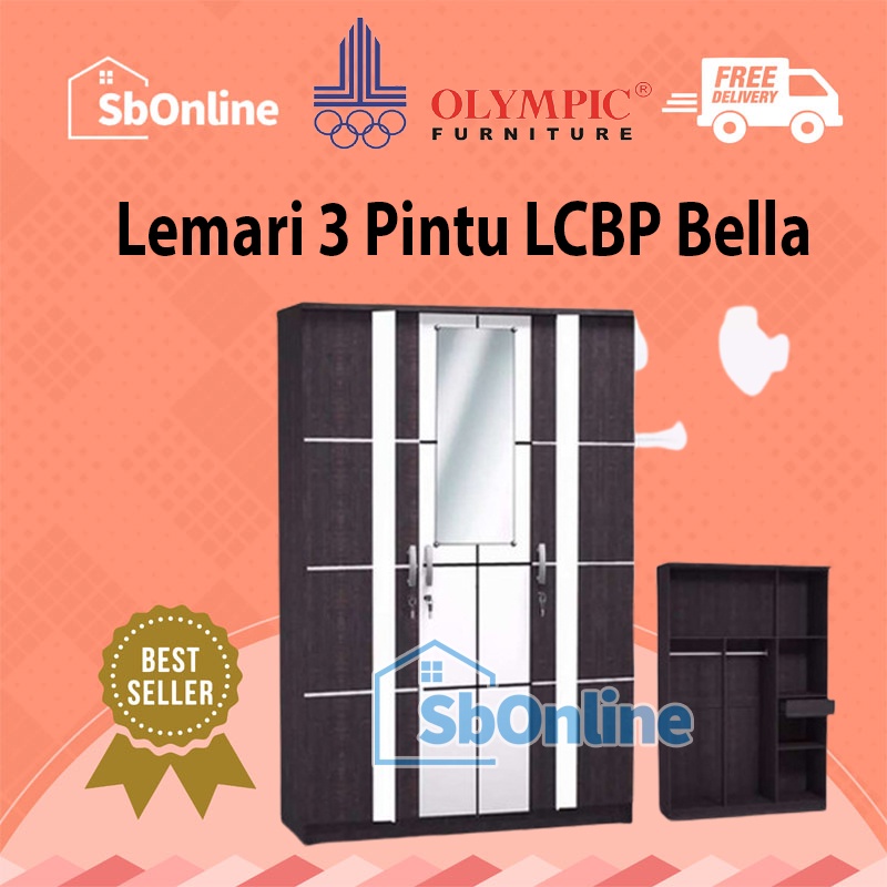 OLYMPIC Lemari 3 Pintu - LCBP Bella