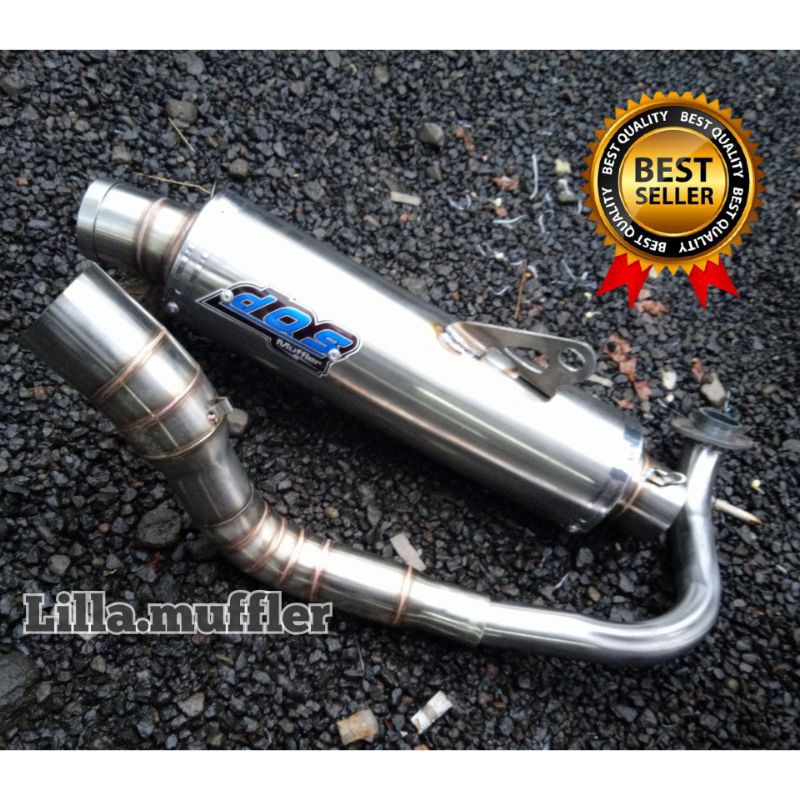 Dos Muffler Knalpot Matic Pcx Vario Beat Scoopy Adv Leher Atas