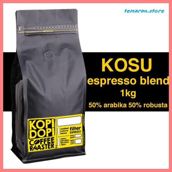 

Kopi- Kopi Espresso Blend KOSU 50:50 1 kg - Biji Utuh -Biji-Kopi.