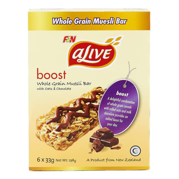 

#HANDCARRY Alive Muesli Bar Chocolate & Oat 198g - UFOHCR1805