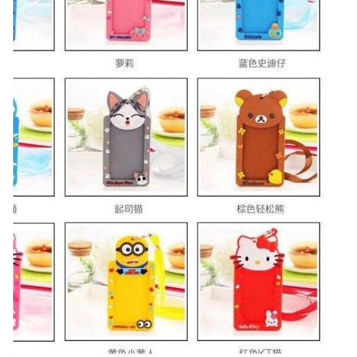 

♖ Tempat Kartu / ID Card Holder Karakter 3rd Edition dengan Tali ➱