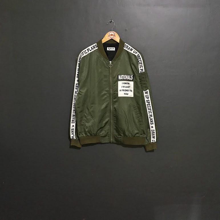 Jacket Bomber - JBoom | Oversize Street Style Thrift [COD]