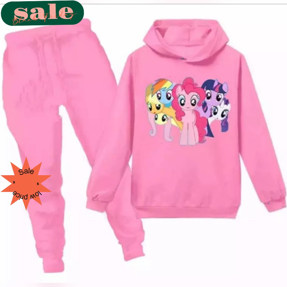 LITTLEPONY SPORTY SET GIRLS ANAK PEREMPUAN TERBARU 6 THN/SET ANAK WANITA ALA KOREA 2022