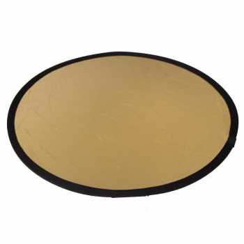 Round Reflektor Cahaya Studio Foto 2 in1 Gold Silver YE-R110 Fotografi Portabel Reflector Bulat