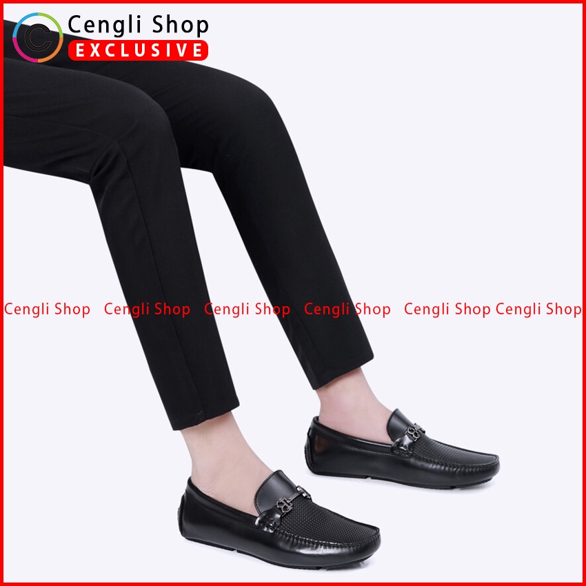 SEPATU LOAFER EVERBEST PRIA ORIGINAL PANSUS KULIT BRANDED HITAM EM41