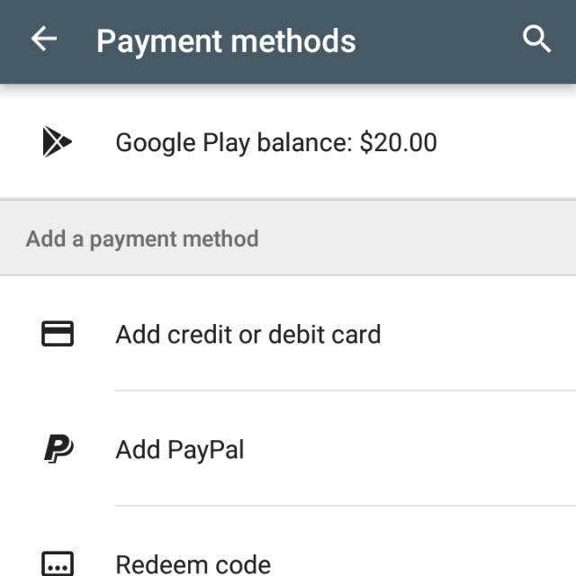 google play card balance