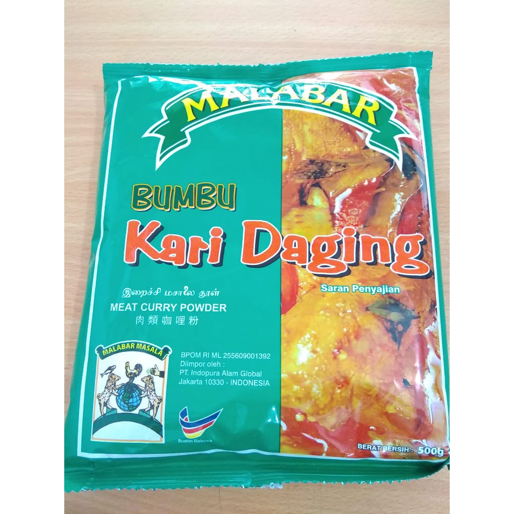 Malabar kari daging 500gr