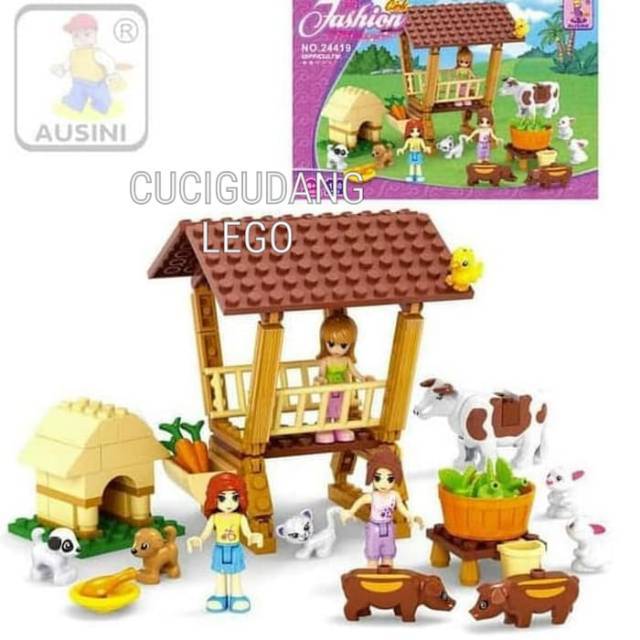  Lego  Cewek Perempuan  Animal Farm Ville Kebun Ternak 